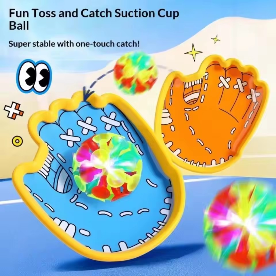 Catch Ball Velcro - Toy Sticky Target Balls Suction Cup