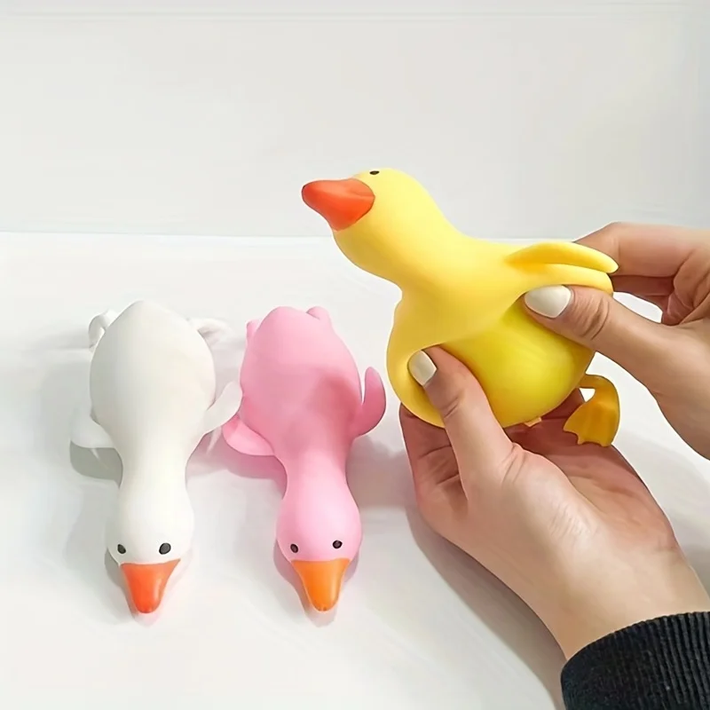 Party Games Kids Birthday - Funny Cute Stretchy Soft Duck Squishy