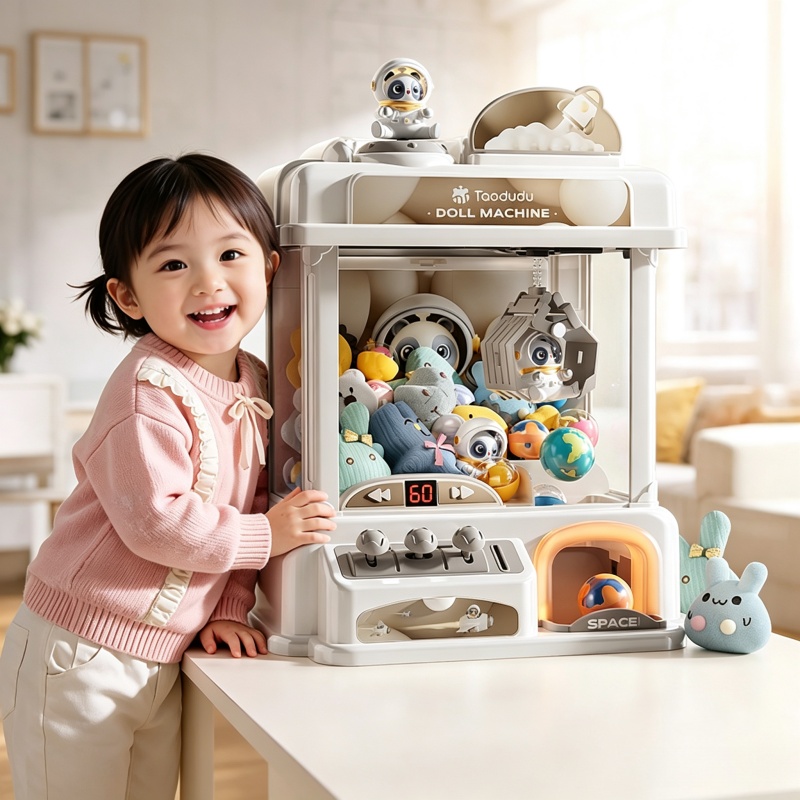 Party Games Kids Birthday - Children Mini Claw Machine Automatic Coin