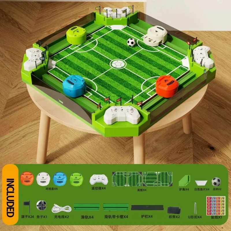 Party Games Competition - 4-Player Remote Control Table Soccer Machine