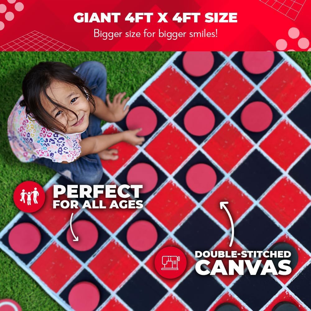 Giant 2-in-1 Checkers & Tic Ta - Tic Tac Toe Giant 评论和价格
