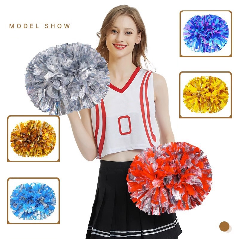 2pcs Cheerleading Pom Poms Gam - Party Games Competition 评论和价格