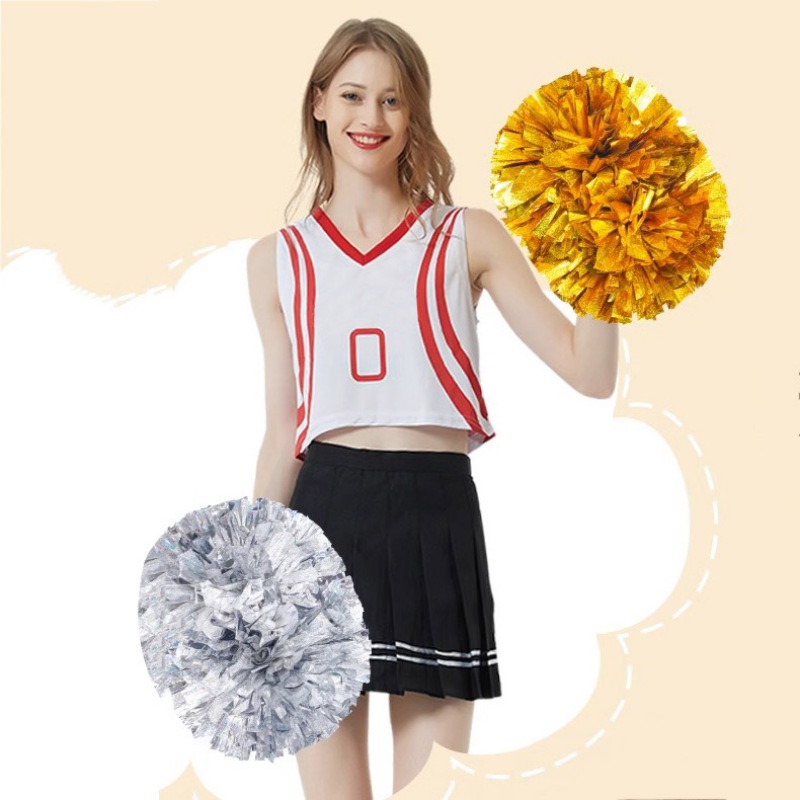 2pcs Cheerleading Pom Poms Gam - Party Games Competition 评论和价格