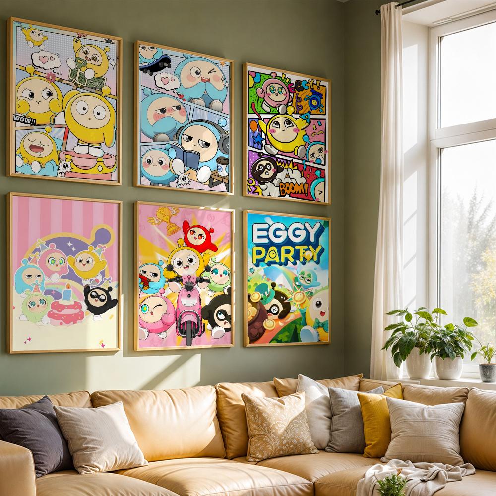 Eggy Party Game Poster HD Qual - Party Games Eggy 评论和价格