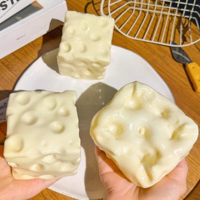 Taba Squishy Cheese Cube Stres - Party Games Questions 评论和价格