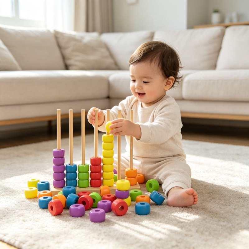 1 set Wooden Bead Stringing Ga - Party Games Competition 评论和价格