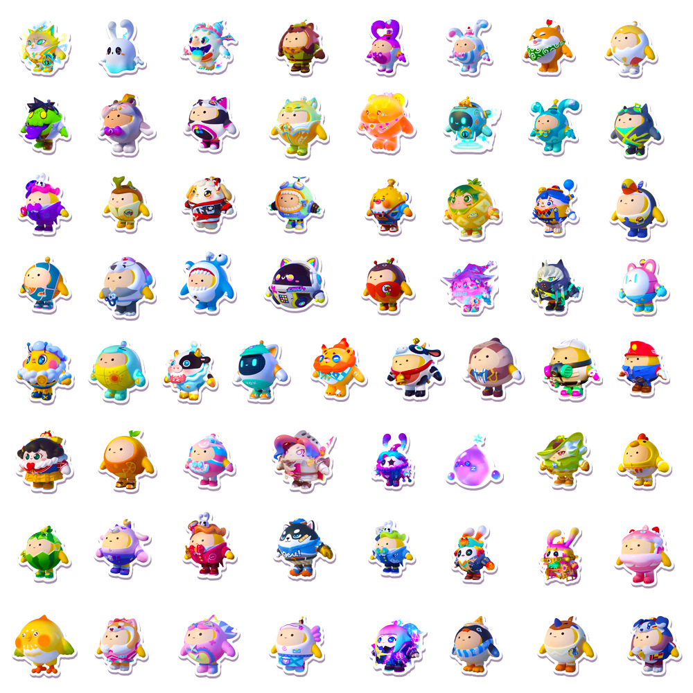 50Pcs Kawaii Eggy Party Cartoo - Party Games Eggy 评论和价格