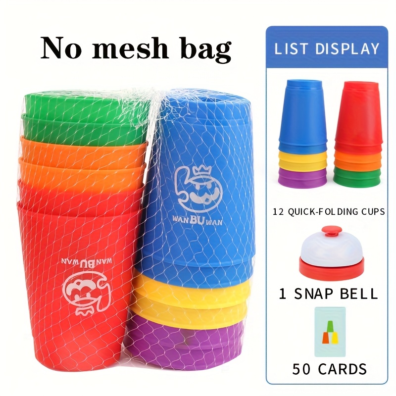 Speed Stacking Cup Set With 12 - Party Games Competition 评论和价格
