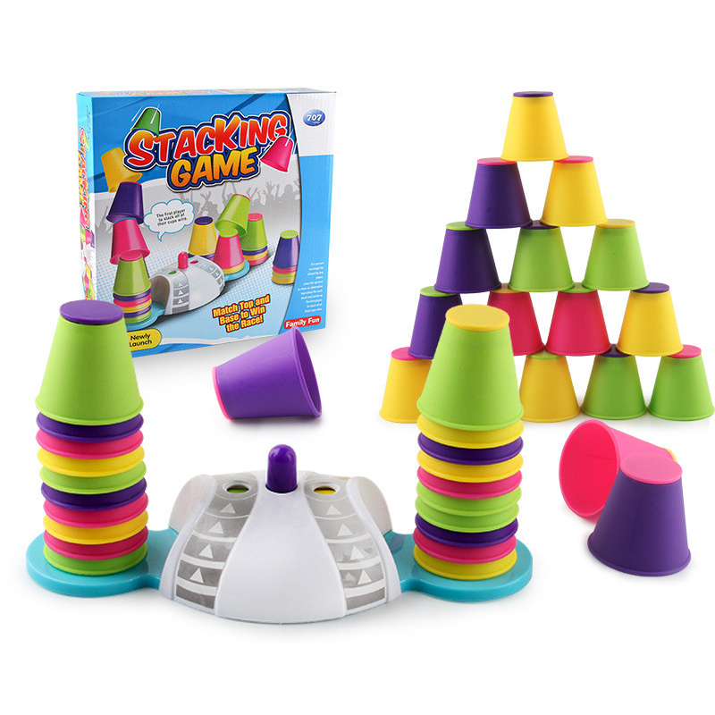 Folding Cup Stracking Game spo - Party Games Competition 评论和价格