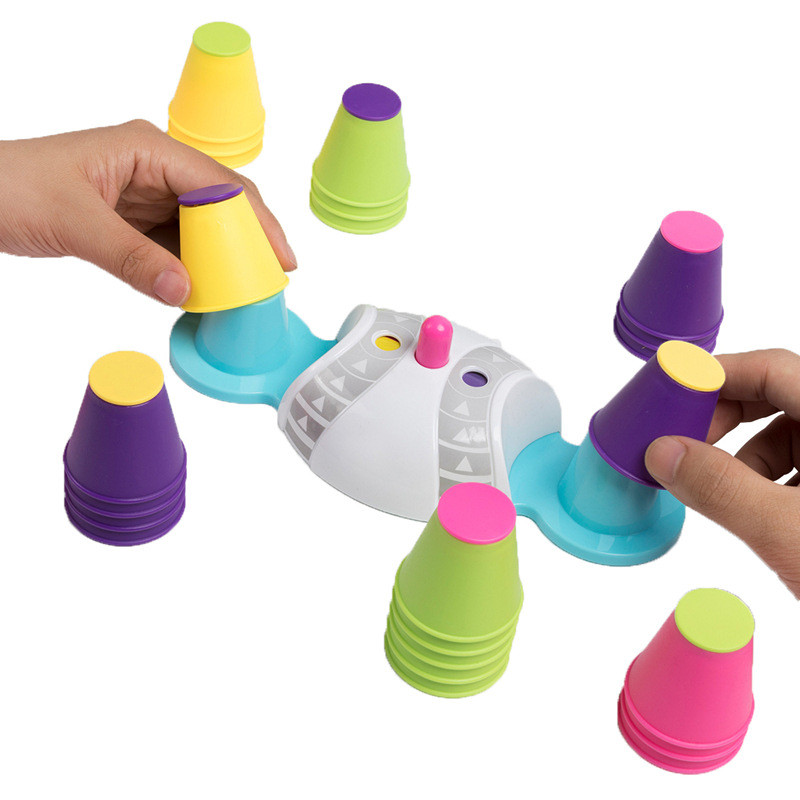 Folding Cup Stracking Game spo - Party Games Competition 评论和价格