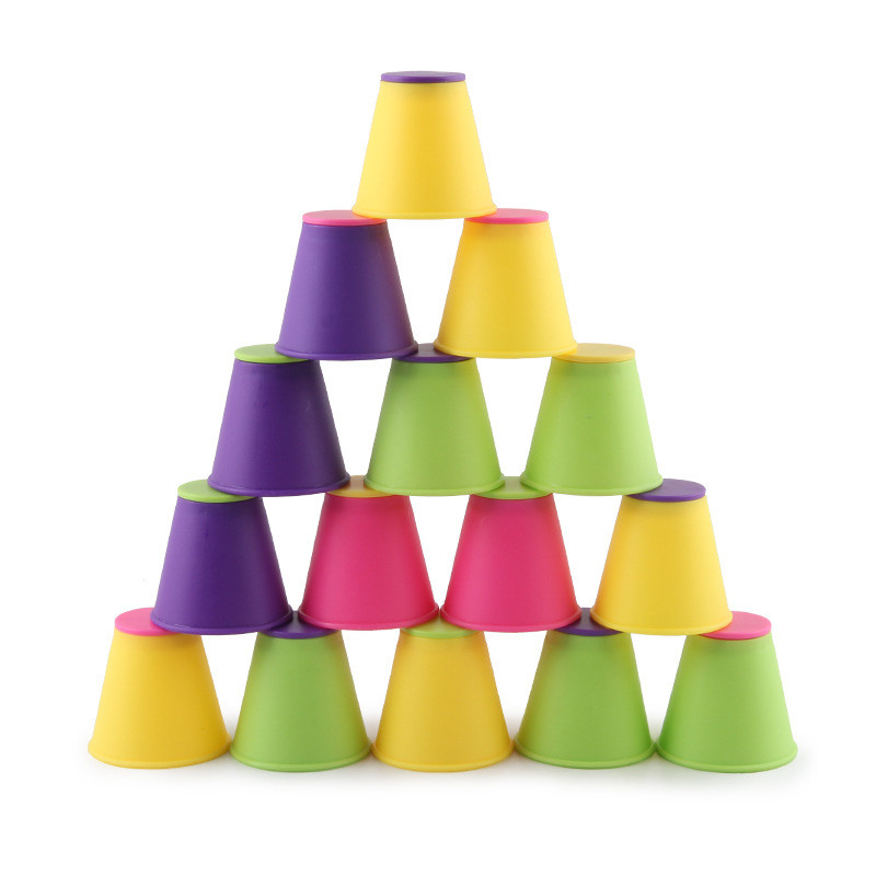 Folding Cup Stracking Game spo - Party Games Competition 评论和价格