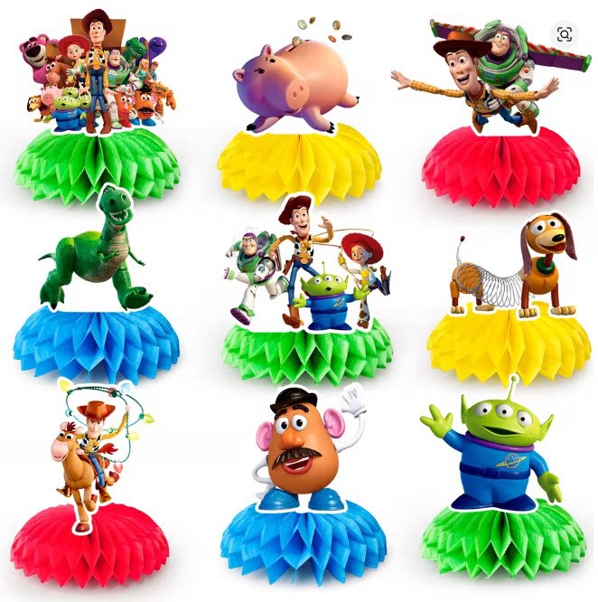 Toy Story 5 Honeycomb Centerpi - Party Games Questions 评论和价格