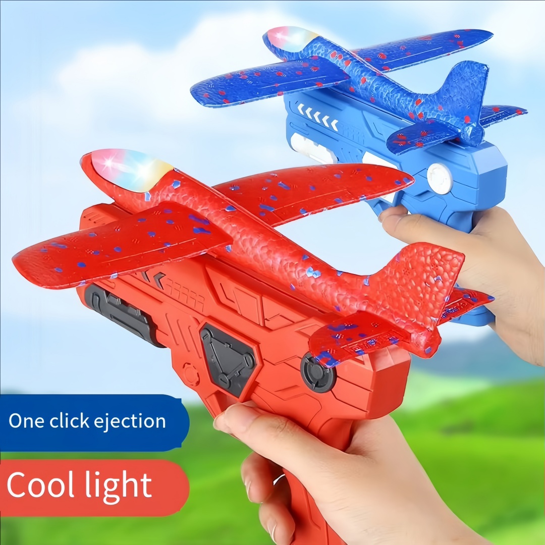 Foam Plane Gun Launcher Popula - Catch Ball Velcro 评论和价格