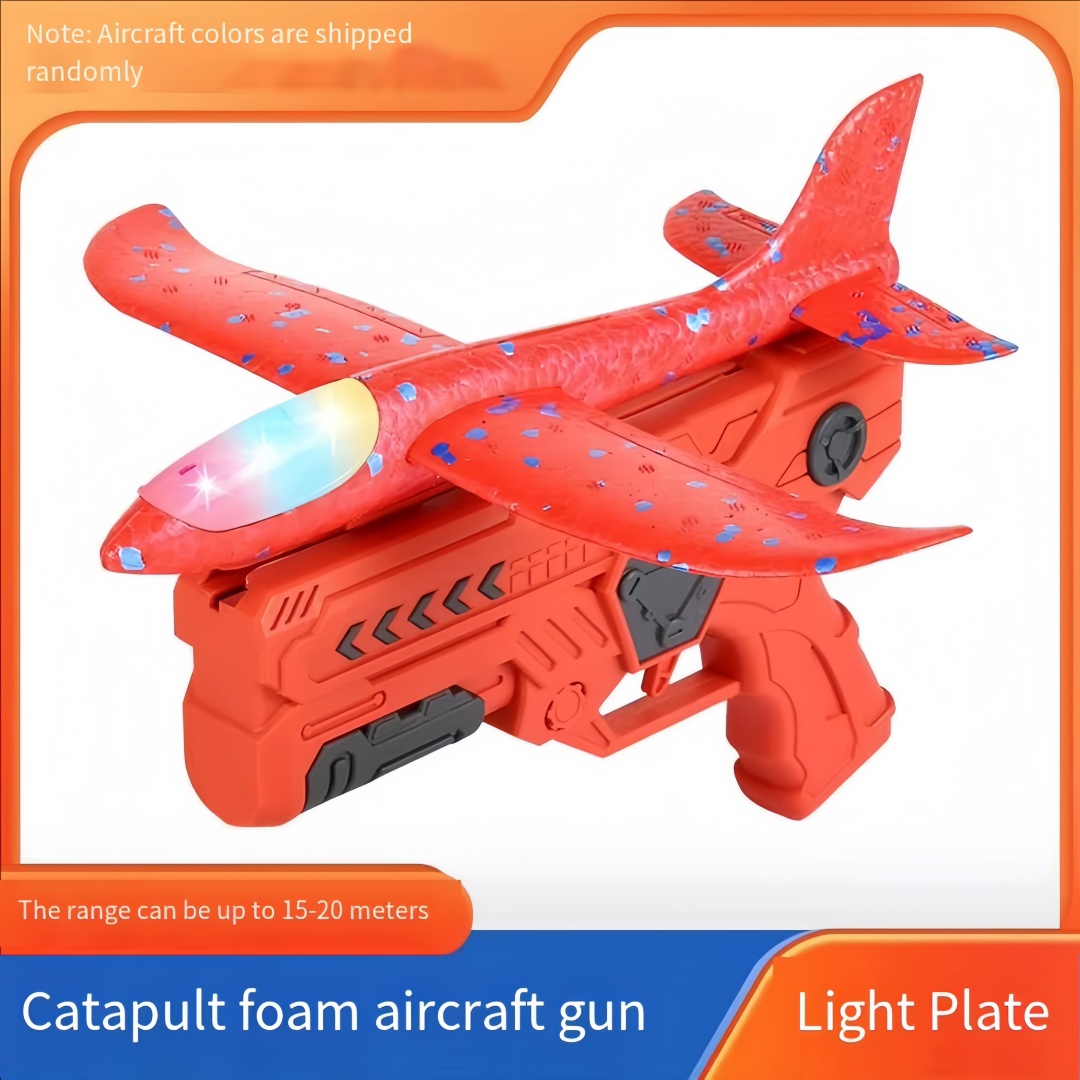 Foam Plane Gun Launcher Popula - Catch Ball Velcro 评论和价格